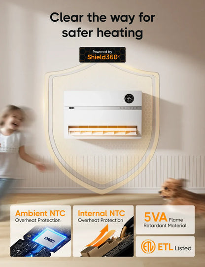 DREO-PHX-WIFI Electric Mounted Wall Heater