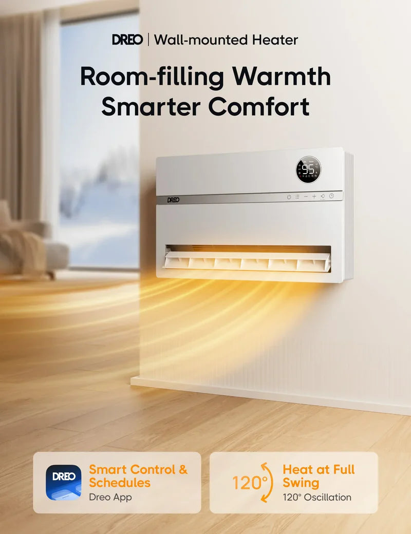 DREO-PHX-WIFI Electric Mounted Wall Heater